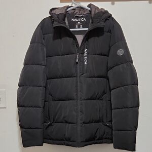 Nautica Men's Black Puffer Jacket
